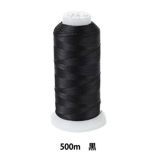 Sewing machine thread "Diichather TetronSewing machine thread #5 500m Black] Daikoku Silk
