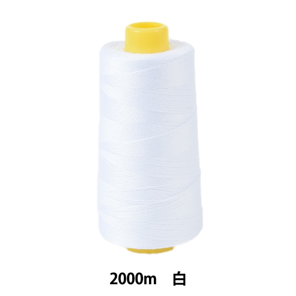 재봉사 "Diichather 테트론 팬재봉사 #30 2000m White] Daikoku Silk