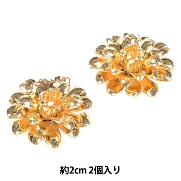 Parti di artigianato "Flower Core Gold Gold 2 pezzi SA052"