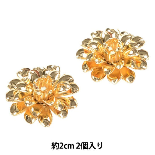 Parti di artigianato "Flower Core Gold Gold 2 pezzi SA052"