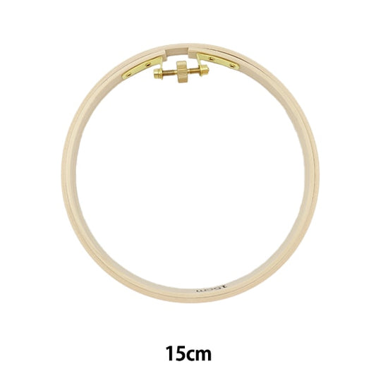 إطار تطريز "إطار تطريز 15 سم لا يعلق الخيط بمسمار الضبط"