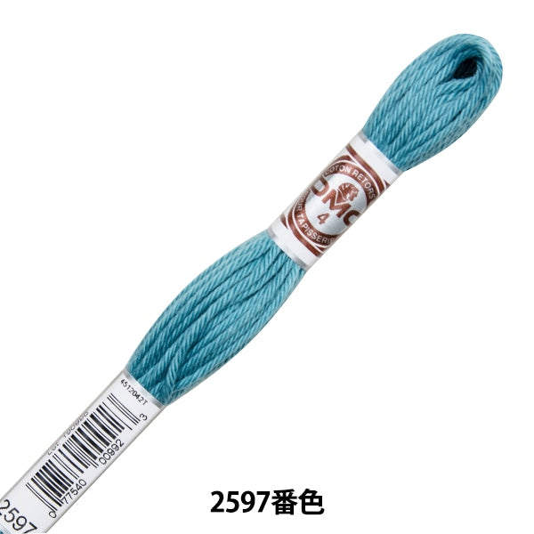خيط التطريز "RETORS رقم 4 خيط التطريز ART.89 رقم 2597 لون" DMC