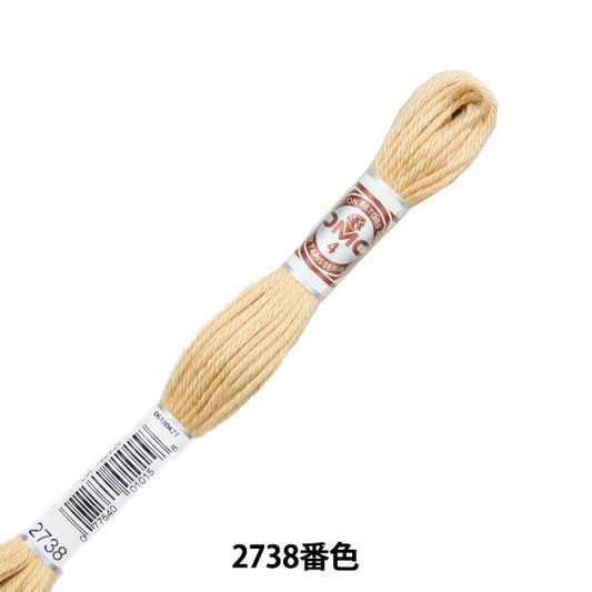 刺しゅう糸 『RETORS (ルトール) 4番刺繍糸 ART.89 2738番色』 DMC ディーエムシー