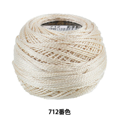 Embroidery thread "DMC No. 8 embroidery thread 712"