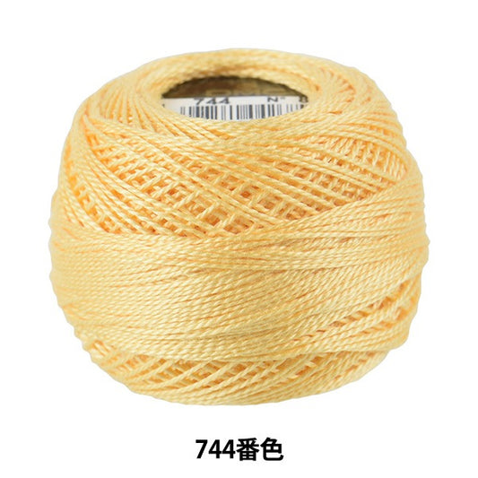 Embroidery thread "DMC No. 8 embroidery thread 744"