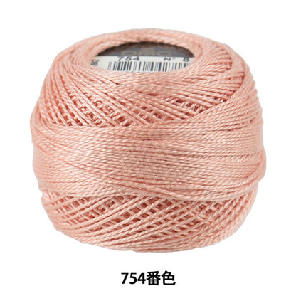 Embroidery thread "DMC No. 8 embroidery thread 754"