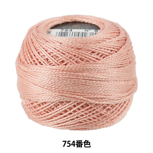 Embroidery thread "DMC No. 8 embroidery thread 754"