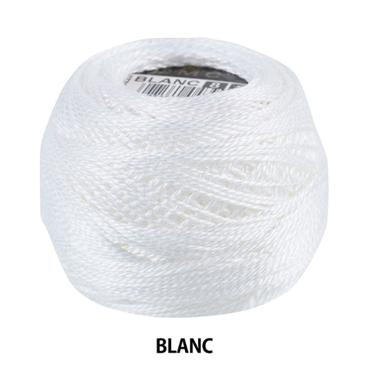 Embroidery yarn "DMC No. 8 embroidery thread BLANC" DMC Dewhm Sea