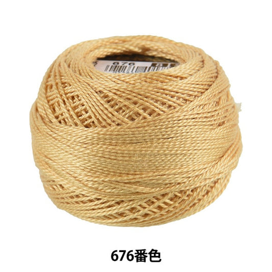 Embroidery thread "DMC No. 8 embroidery thread 676" DMC DMSea