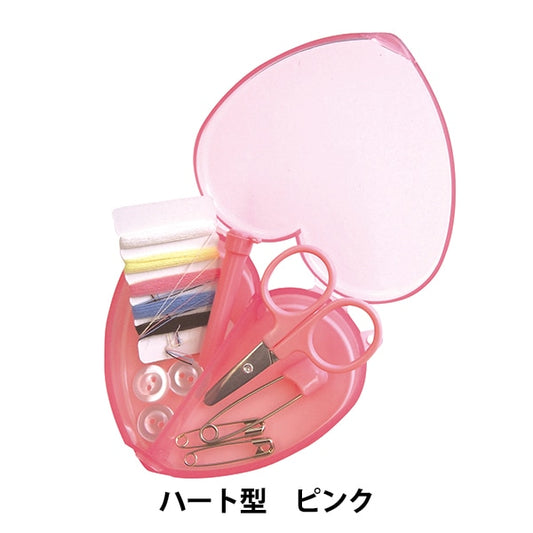 Kunsthandwerk Waren "Nähset Herztyp Rosa 13-283" Kawaguchi