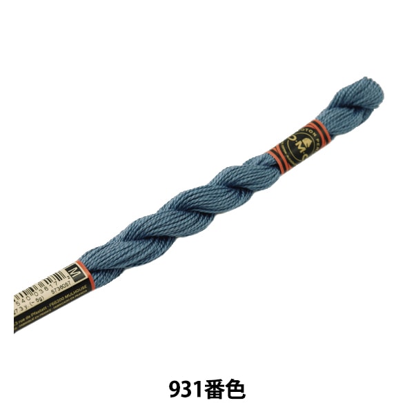 BordadoHilo "Bordado DMC No. 5Hilo 931th Color] DMC Dewhm Sea