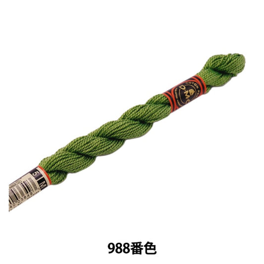 BordadoHilo "Bordado DMC No. 5Hilo 988 Color "DMC Dewhm Sea