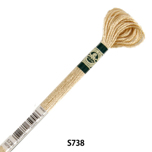 BordadoHilo "Satén DMCHilo Color S738] DMC Dewems