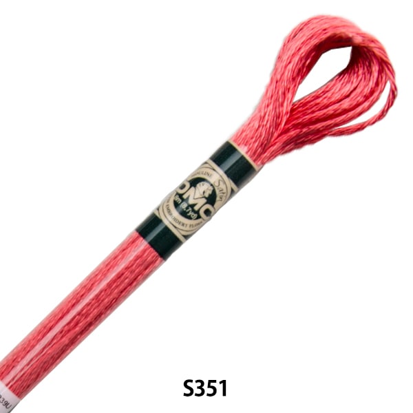 BordadoHilo "Satén DMCHilo Color S351] DMC Dewems