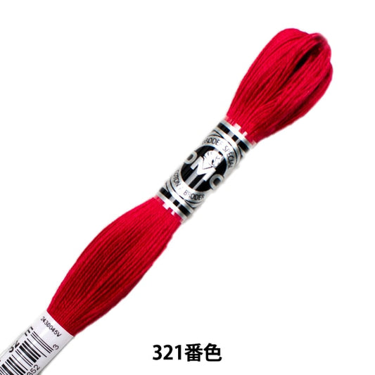 Ricamofilo "Ricamo DMC 25filo Abodir Art.107 321 Color "DMC Dewems Sea