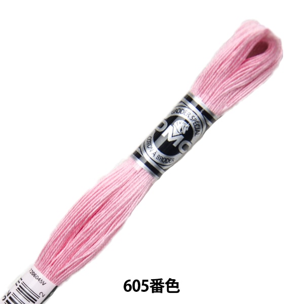 자수실 "DMC 25자수실 ABRODER ART.107 605 컬러 "DMC DIEMENTEA