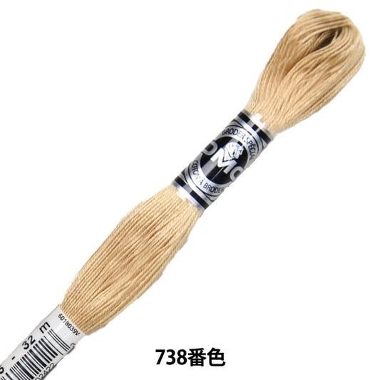 Ricamofilo "Ricamo DMC 25filo Abodir Art.107 738 Color "DMC Dewems