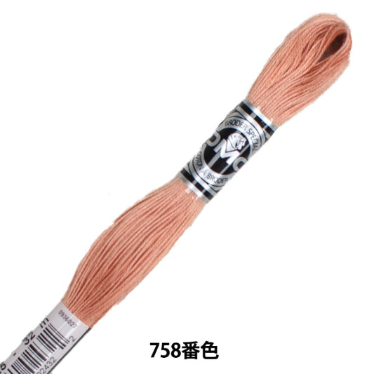 Ricamofilo "Ricamo DMC 25filo Abodir Art.107 758 Color "DMC Dewems