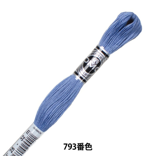 자수실 "DMC 25자수실 Abroder Art.107 793 컬러 "DMC Dewems Sea
