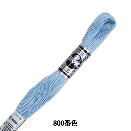 자수실 "DMC 25자수실 ABRODER ART.107 800 컬러] DMC DEWHM SEA