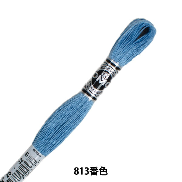 BordadoHilo "DMC 25 bordadoHilo Abrader Art.107 813 Color] DMC Dewems