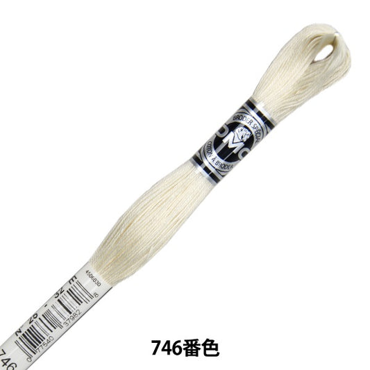 자수실 "DMC 25자수실 Abroder Art.107 746 컬러 "DMC Dewems