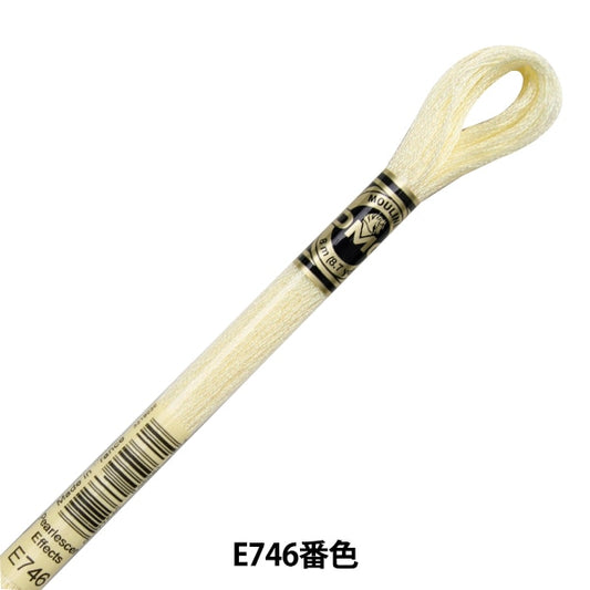 Broderiefil "Broderie DMC 25fil Effet lumineux 317W E746 Couleur] DMC Dewems