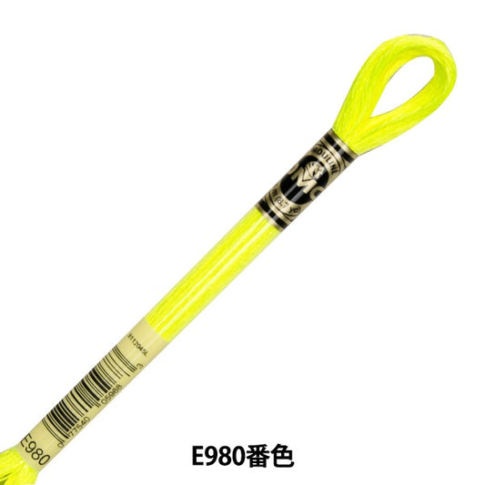 خيط التطريز "DMC رقم 25 خيط التطريز تأثير الضوء 317 واط E980 اللون" DMC DMC