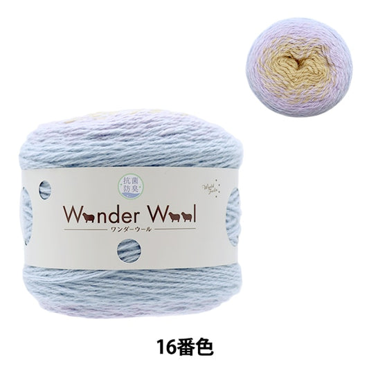 Fall and winterYarn "Antibacterial Wonder Wool 16th Color Sax" WORLD FESTA World Festa
