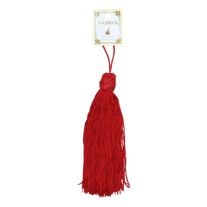 Handicraft parts "Japanese tassel about 15.8cm red ky-7-16-26C"