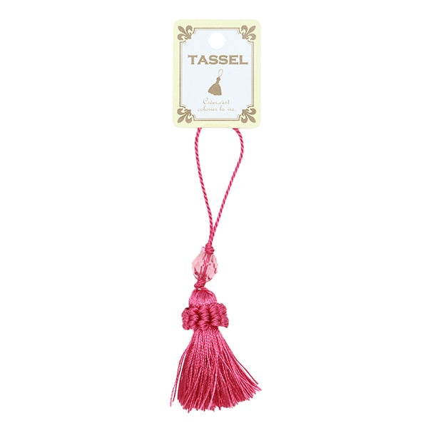 手芸パーツ 『タッセル 約5.3cm ピンク BX1186-12』 – Yuzawaya