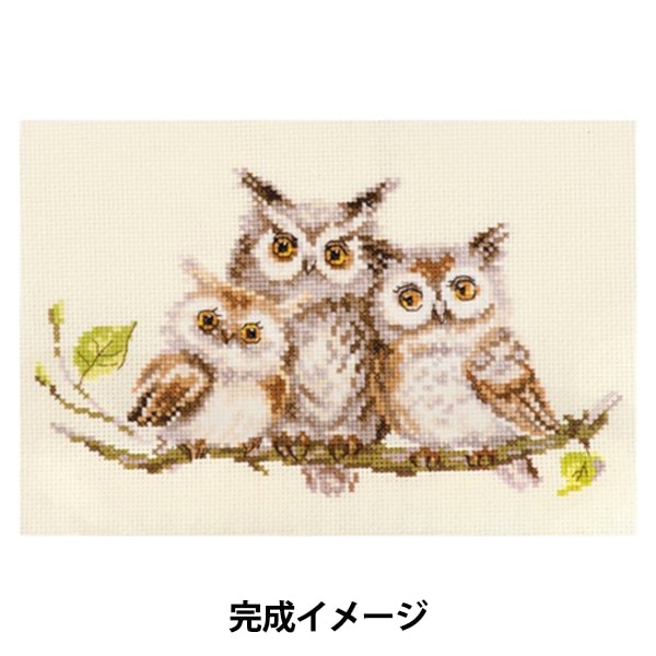 ImportEmbroidery kit "ALISA (Alisa) Allisa OWL 0-210 approx. 13cm x 22cm 0-210"