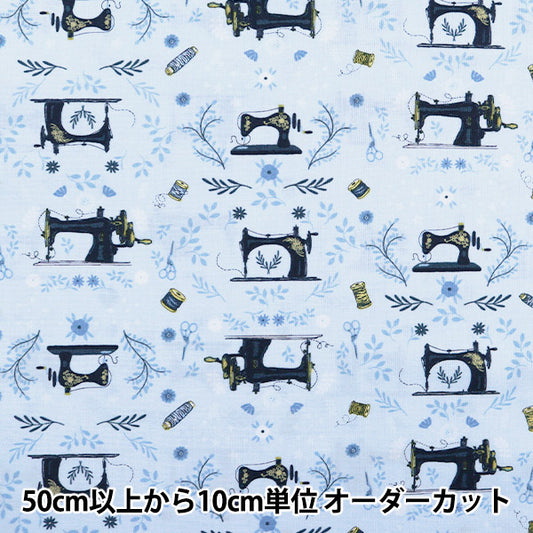 [From quantity 5] Fabric 『Sheeting And Sew It Begins 1809-Celestia] USA cotton