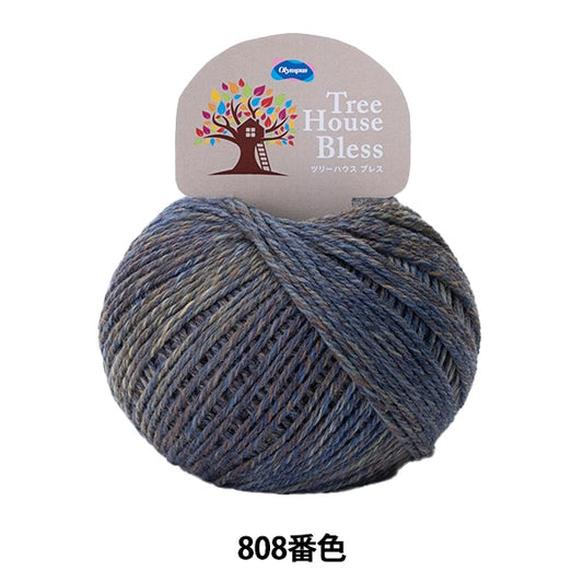Automne et hiverpelote de laine "Tree House Breath 808th Color" Olympus
