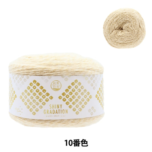 Fall and winterYarn "Antibacterial and deodorant Shiny Gradation 10th color" WORLD FESTA World Festa