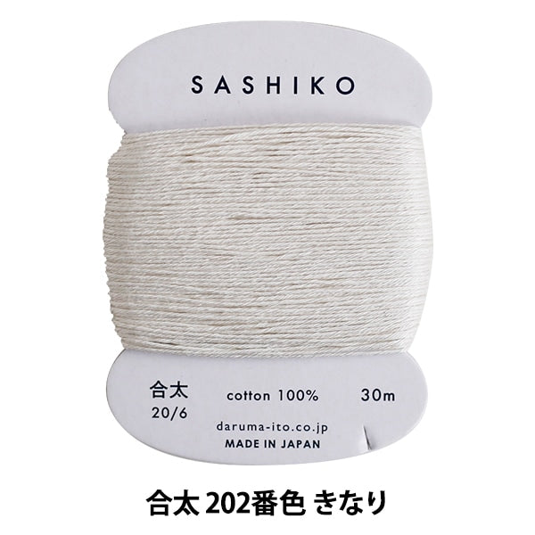 Stickerei Thread "Sashiko (Gota) Karten Band 202 Nr. Kinari" Daruma Dharma Yokota