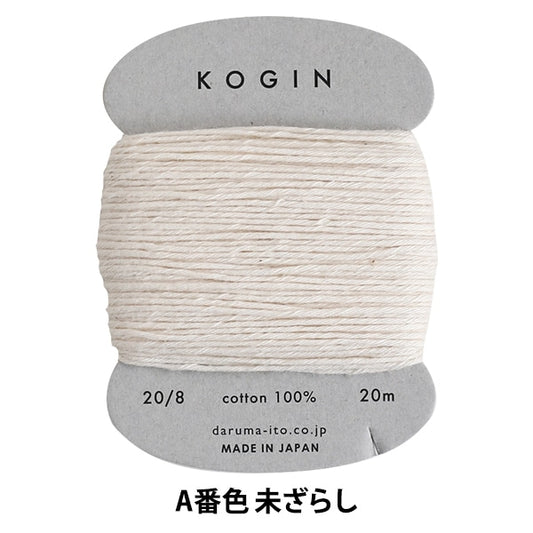 Stickerei Thread "Kogin Thread Card Volume A Banchijiri" Daruma Darma Yokota