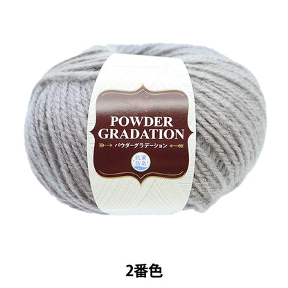 Fall and winterYarn "Antibacterial powder gradation 2nd color" WORLD FESTA World Festa