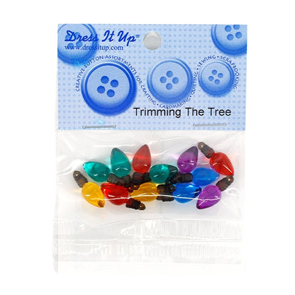 Button "Chilled button TRIMMING THE TREE 1428" Dress It Up