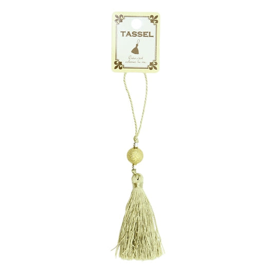 Piezas de artesanía "Tassel 2018 aproximadamente 7 cm de oro KY-7-18-1F"