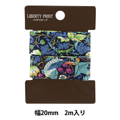 Bias tape "Liberty Liberty PrintBias tape 20mm width 2m roll TAPE-SBT-JE]