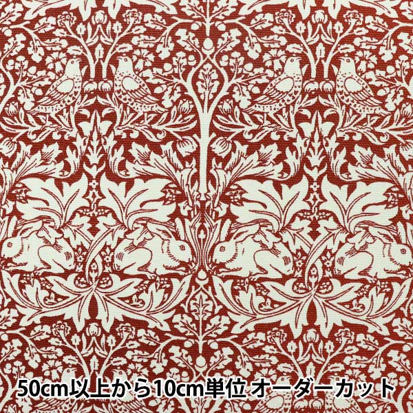 [来自数量5]织物“ Moda Best of Morris最好的Morris Ox ox Brother Rabbit Red 8211-25T”