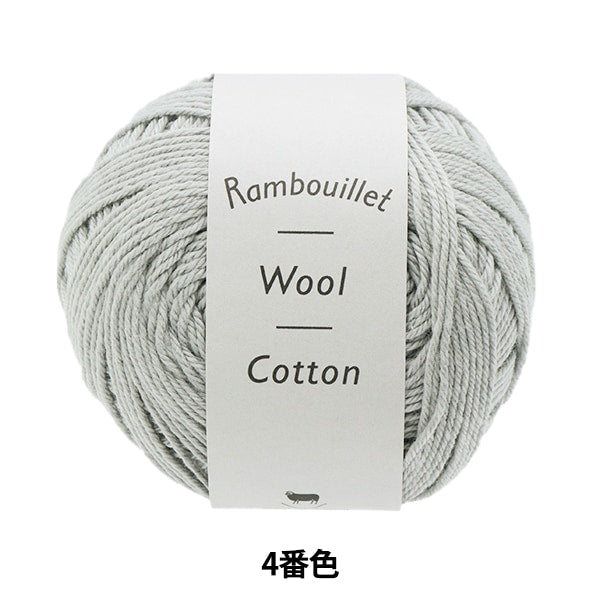 Весна / летоПряжа "Rambouillet Wool Chotcon (Rambu Yeur Cotton) 4 -й цвет "Daruma DARUMA Йокота
