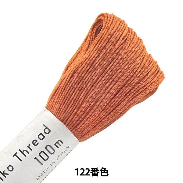 Stickerei -Thread "Sashiko -Thread 100m Einzelfarbe 122 Farbe" Olympus Olimpass