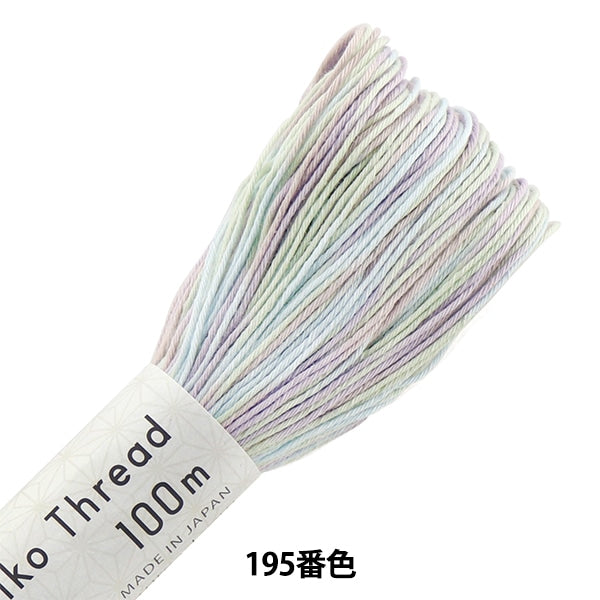 Stickerei Thread "Sashiko -Thread 100m bunte 195 Farbe" Olympus Olim Pass