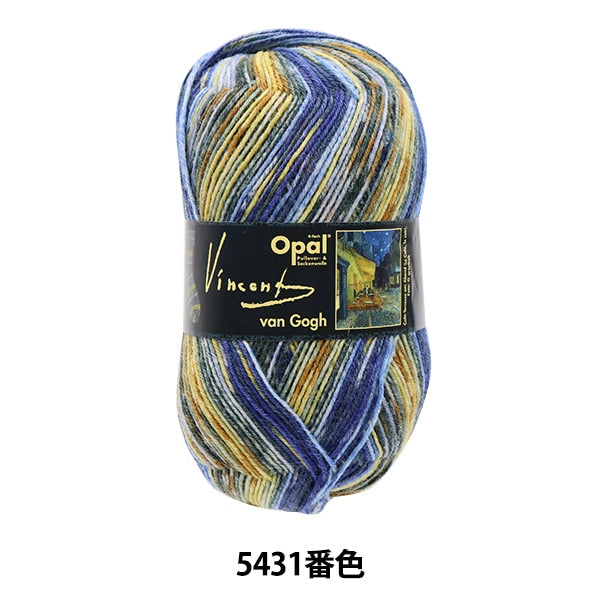 Sockeran Wool "Van Gogh (van Gogh) 4ply 5431 No."