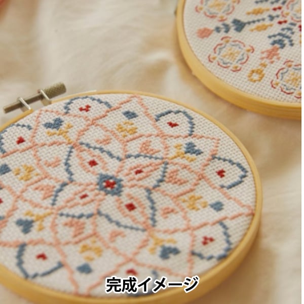 Kit di ricamo "Mind Fulnes Meditive Mandala Cross Stitch Deukit BK1953" DMC Diementsea