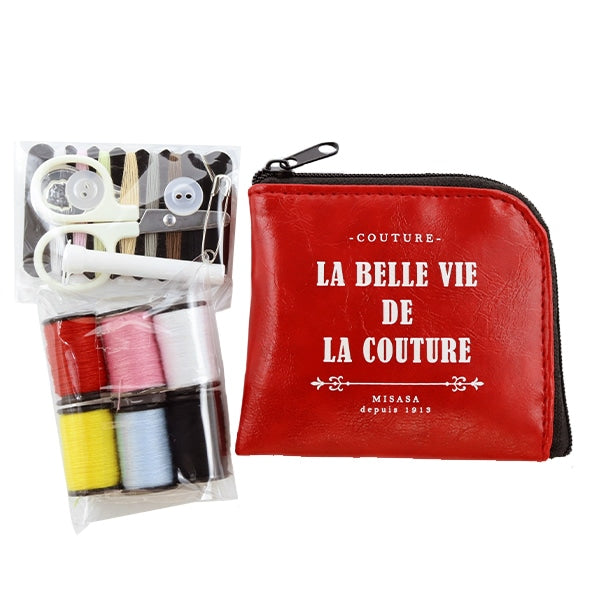 Ensemble de couture "La Belle Vie de la Couture Kit de couture rouge 8206" Misasa Misasa