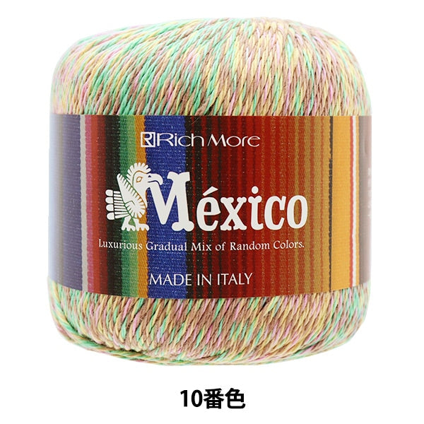 Primavera / lana de verano "México (Mehiko) Décimo color" Richmore Rich más