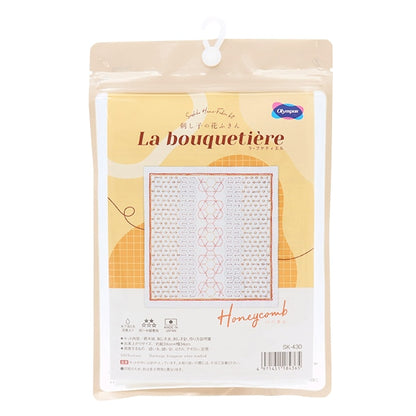 Stickerei Kit "Sashiko Kit Hanabin la Bouquetiere Wabe SK-430" Olympus Olim Pass